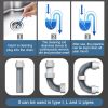 Drain Cleaner Sticks Decontamination Sewer Deodorant Sticks Toilet Pipe Cleaning Rod Kitchen Sink Cleaning Agent Clogging Tools