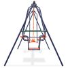 Swing Set with 5 Seats Orange