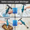 1Set HighPressure Power Dredger Instantly Unclog Toilets